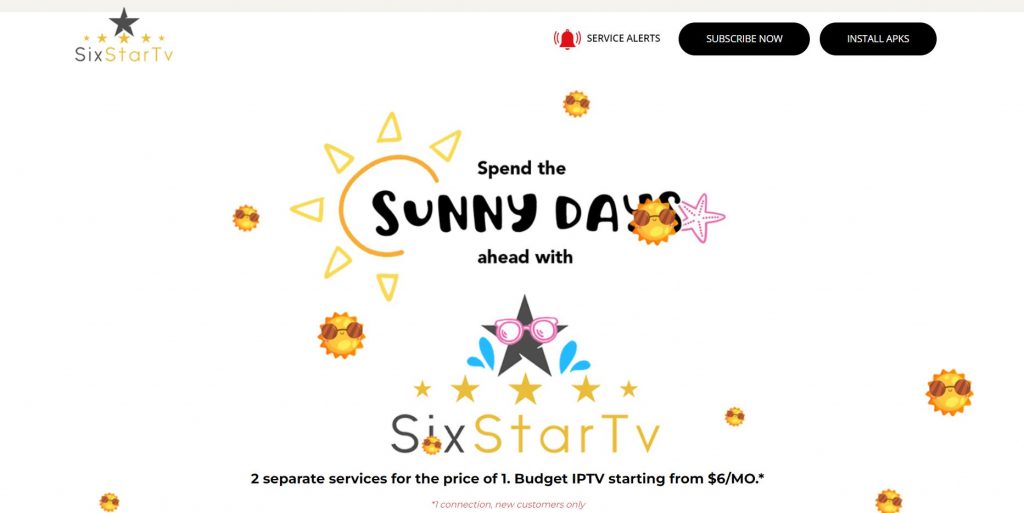Visit Six Star TV official website