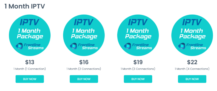 Frontline Streams IPTV Subscription