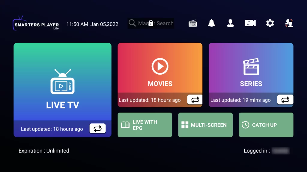 Start streaming content from Primetime Hosting on Android