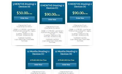 subscription plans of Outer Limits IPTV