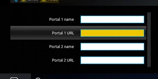  Type the Portal name and its URL