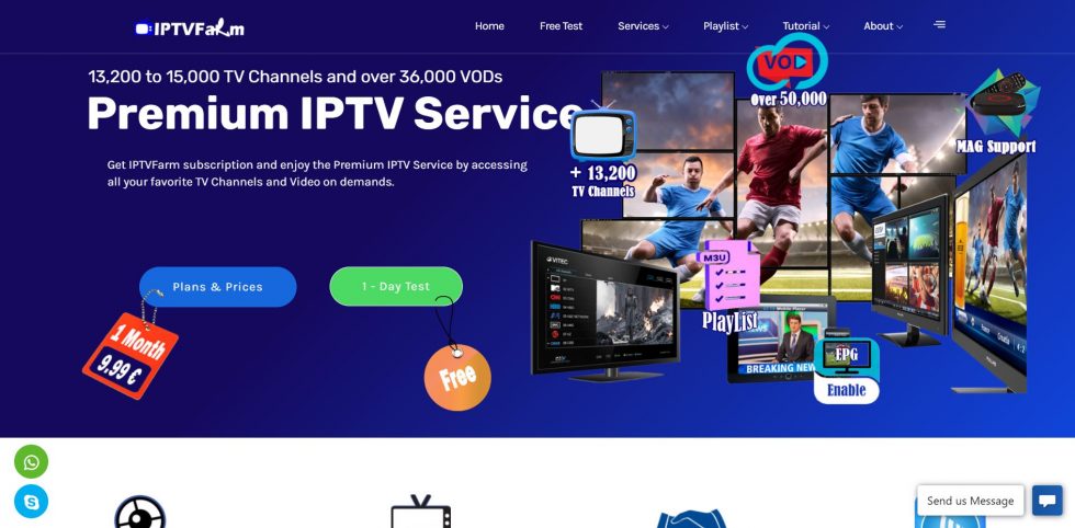 Visit IPTV Farm website