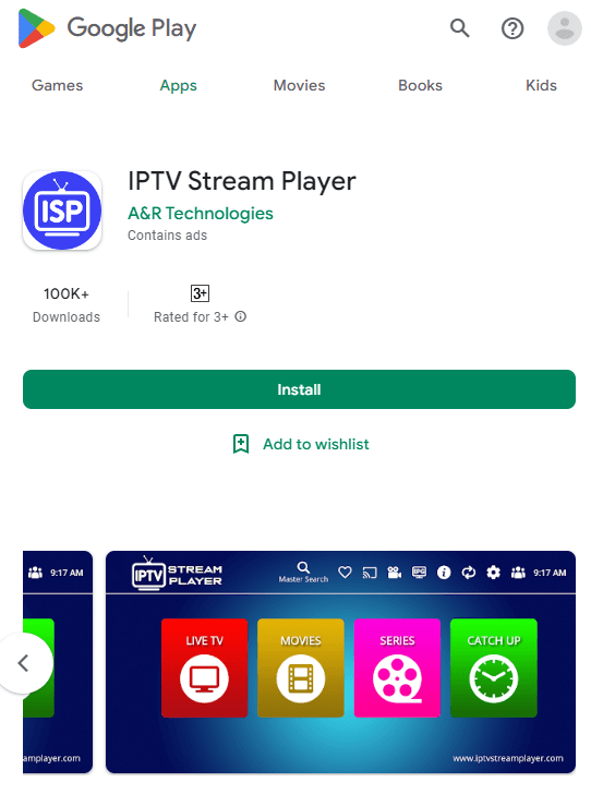 Download IPTV Stream Player