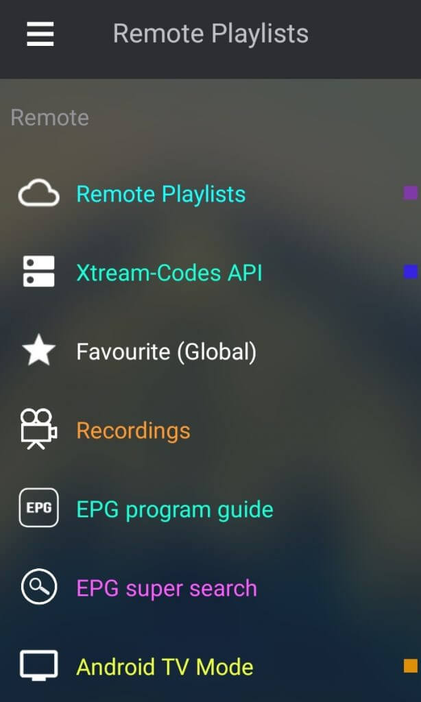 Choose Remote Playlists