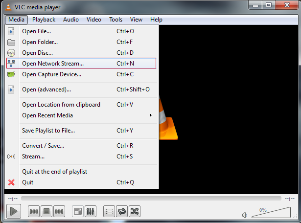 Select Open Network Stream