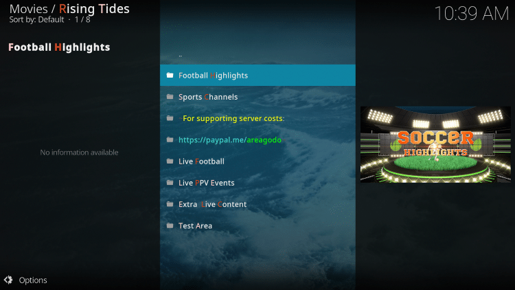 Stream Rising Tides Addon
