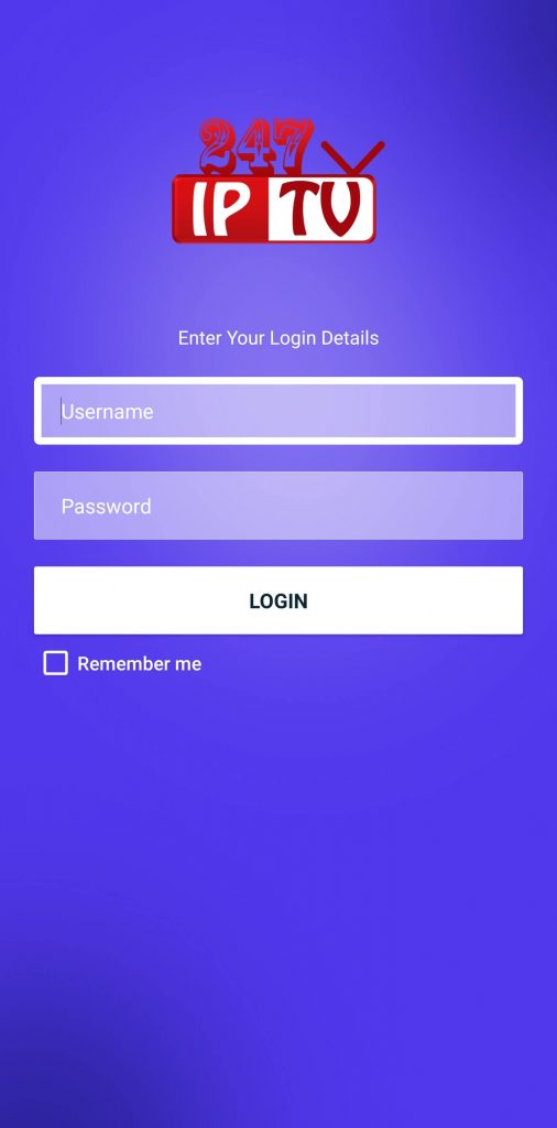 tap the Login button
