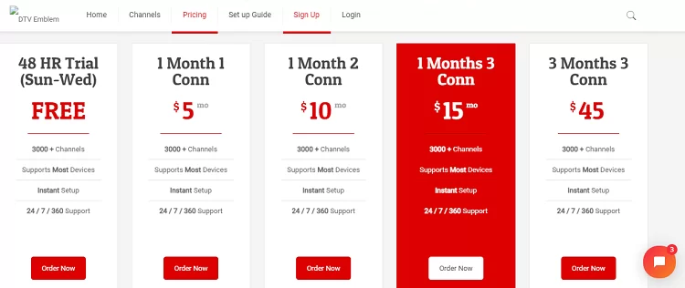 Choose any Diesel HDTV subscription