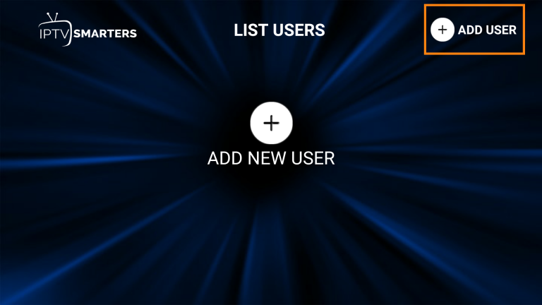 Hit the Add User button