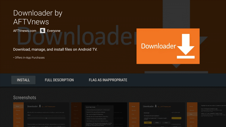 Click on Install