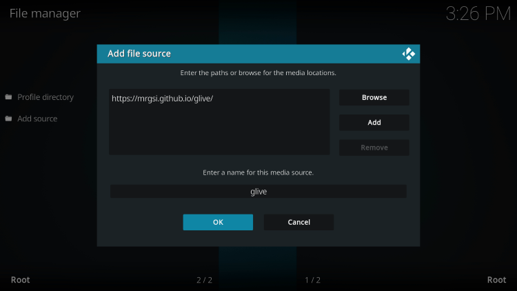 Type the source file name