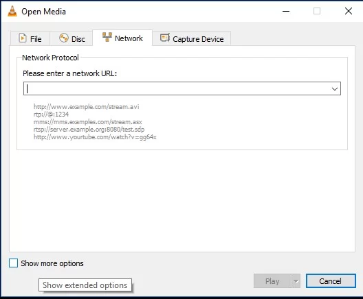Provide the IPTV M3U URL on VLC