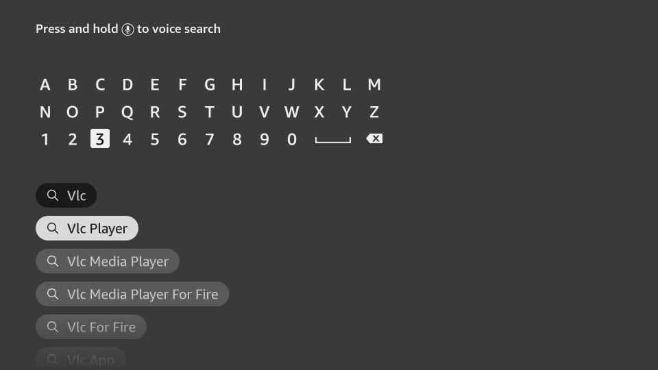 Search for VLC