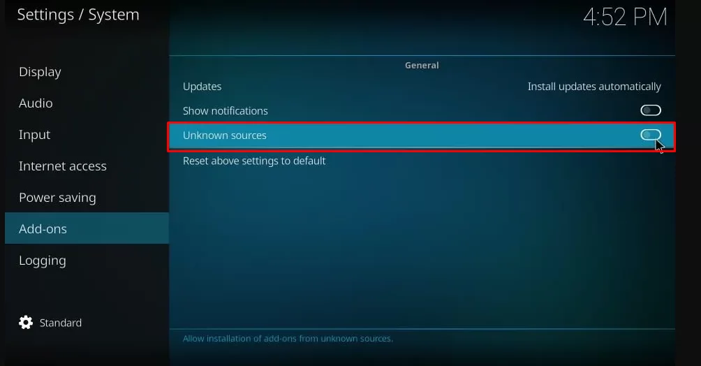 Select Unknown Sources