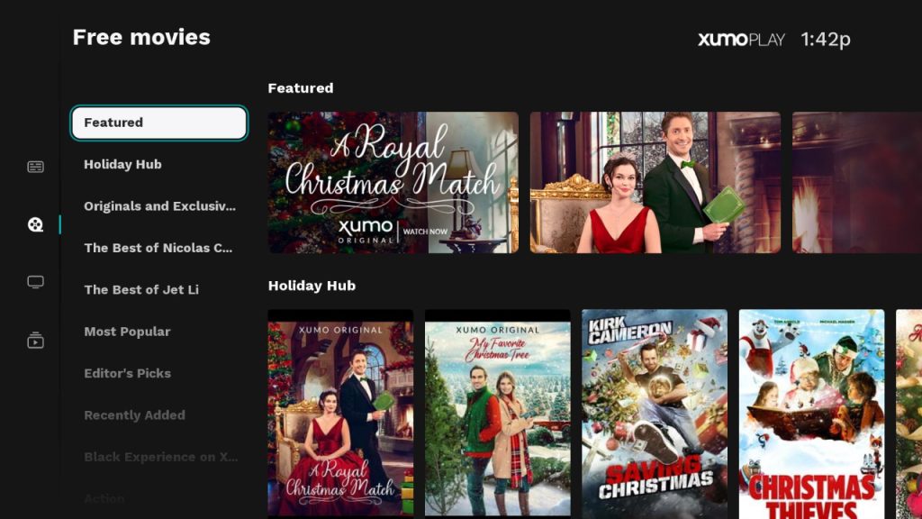 Xumo TV on Roku