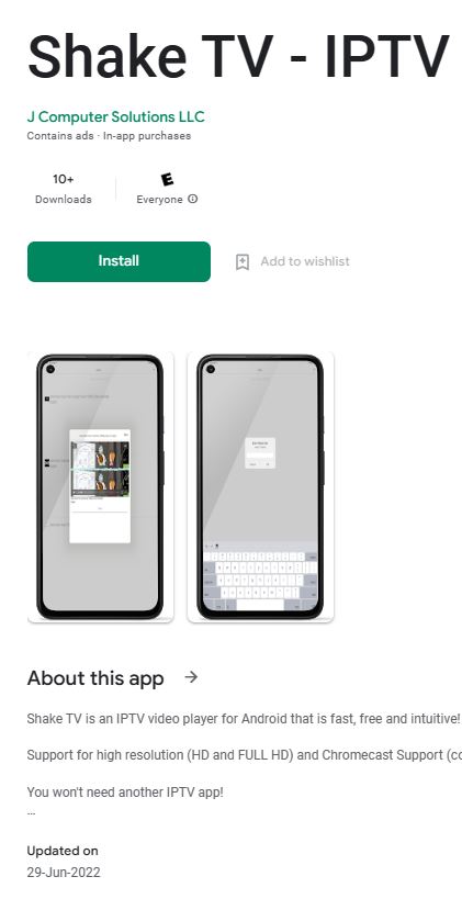 Click the Install button