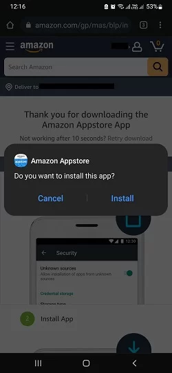 Install the Appstore on your device