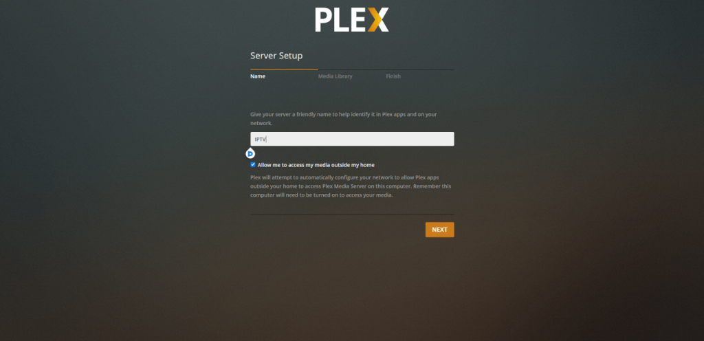 Check the box to access IPTV on PS4