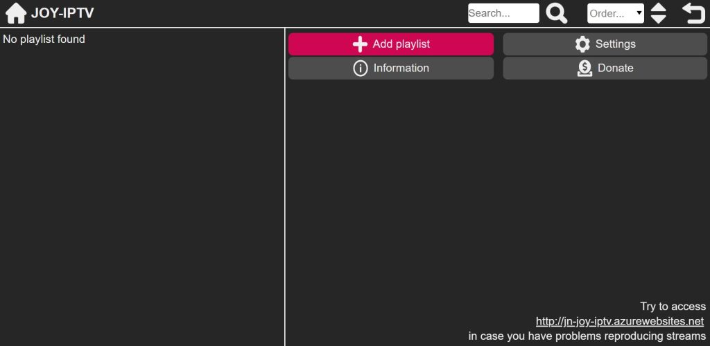 Visit Joy IPTV website