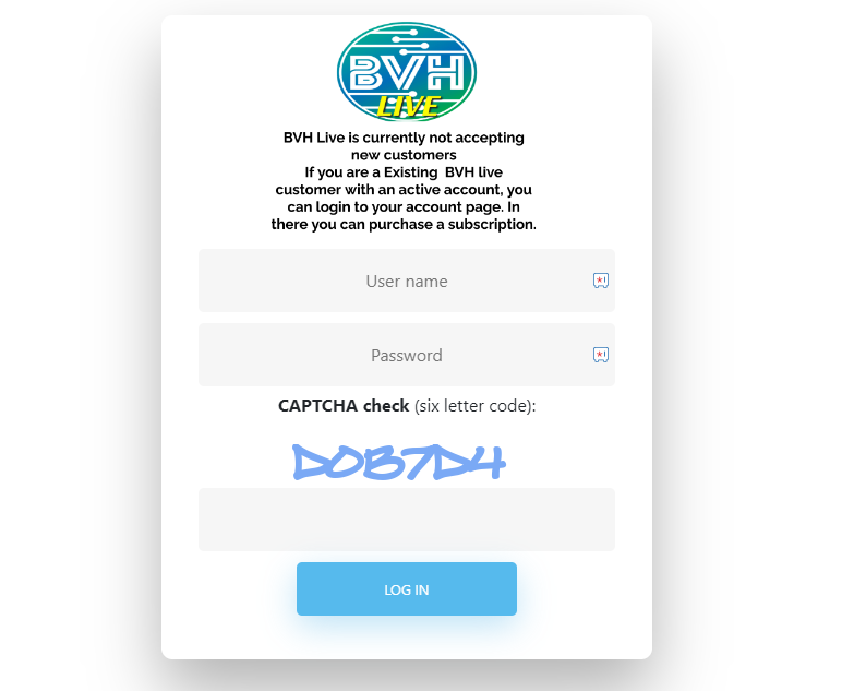 tap the Login button