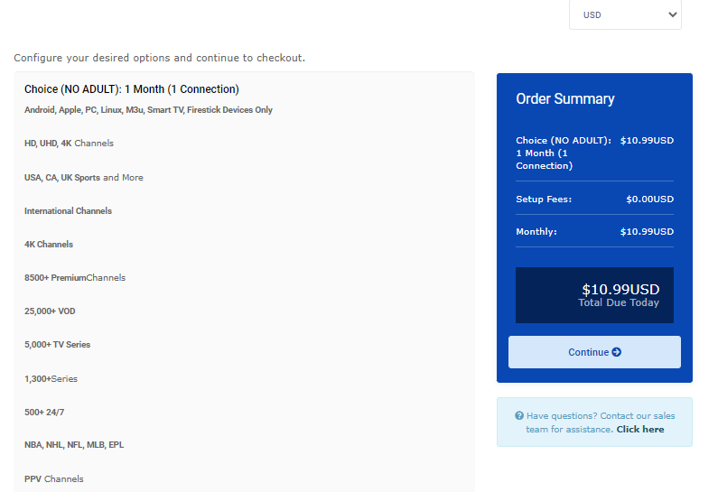 hit the Continue button