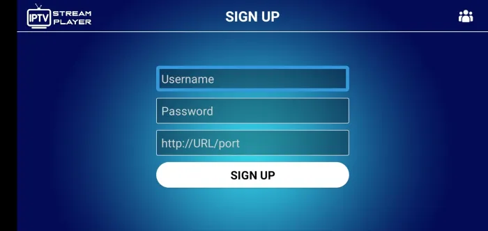 Sign in with Rocket IPTV