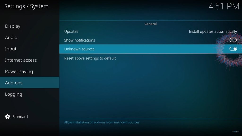 enable Unknown Sources