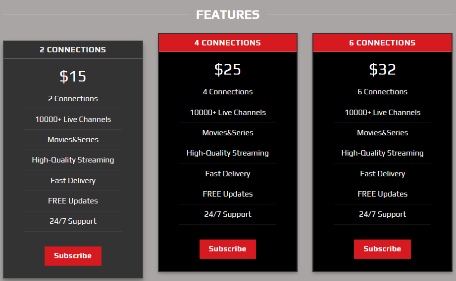 tap the Subscribe button