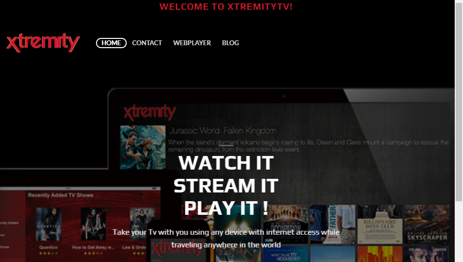 Tap the Web Player tab