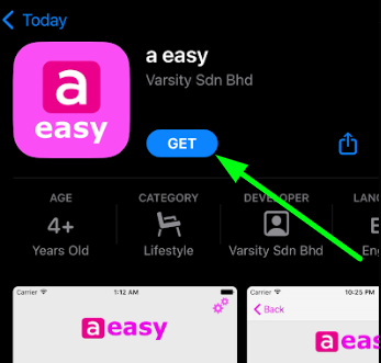 Click Get to install a easy app