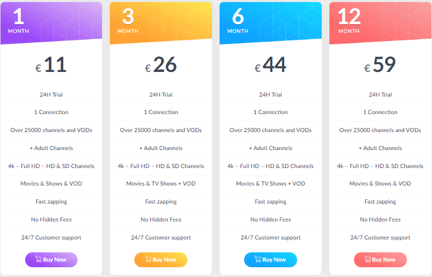 Wolf IPTV website