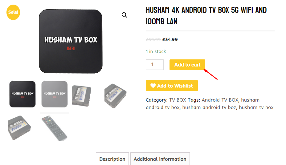 Click the Add to Cart button
