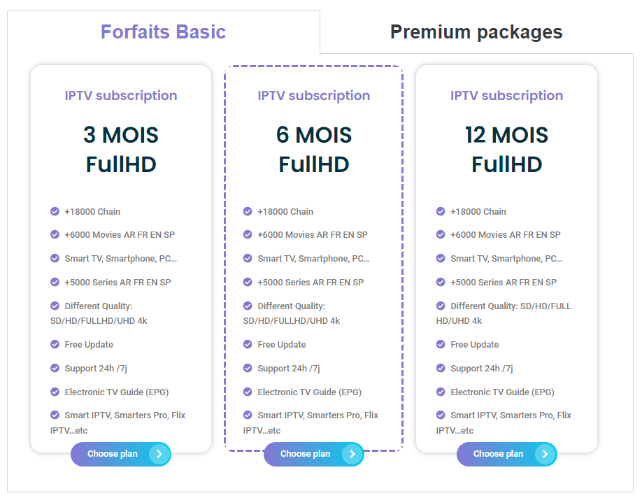 Morocco IPTV subscription