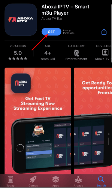 Get Aboxa IPTV Player