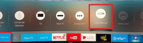 Access IPTV app from USB on Samsung TV