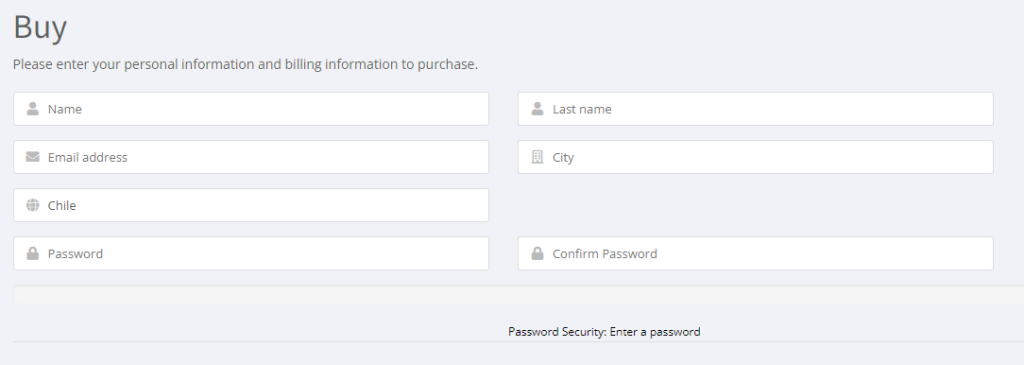 Payment page of Ultra IPTV 
