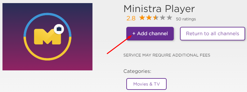 Tap the Add Channel button