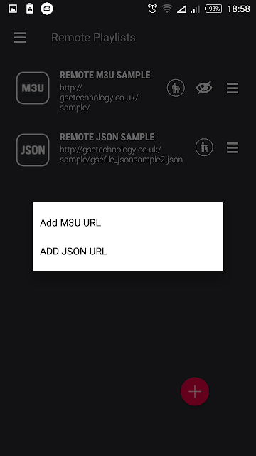 Tap Add M3U URL