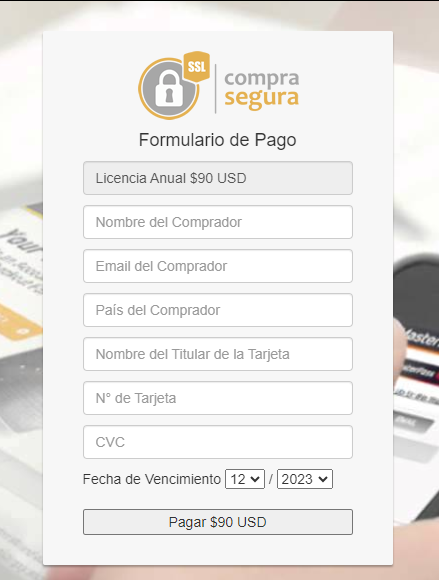 Checkout page of MegaPlay IPTV