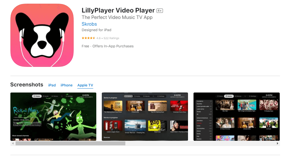 Install the Lilly IPTV player to stream the Daily IPTV content