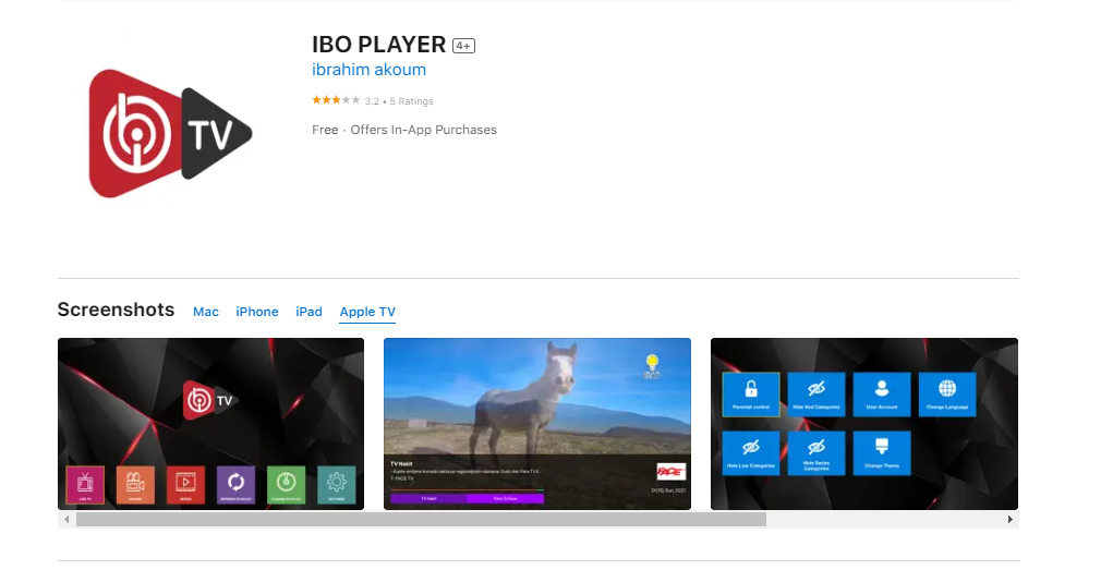 Install the IBO Player to stream the IPTVtune content