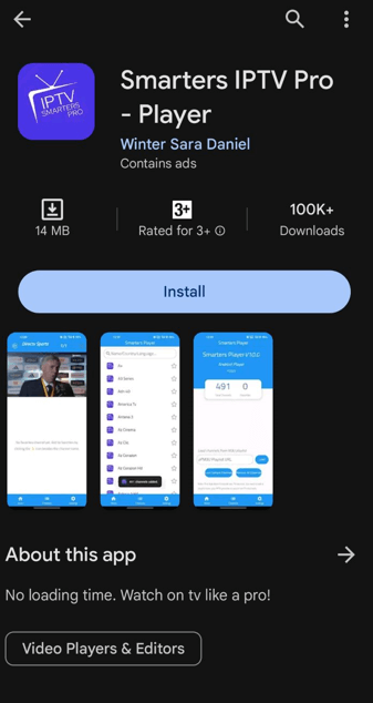 Install IPTV Smarters Player to stream the Summit IPTV content