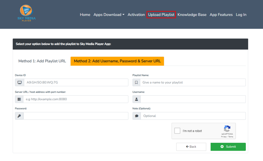 Enter the Xtream Codes API