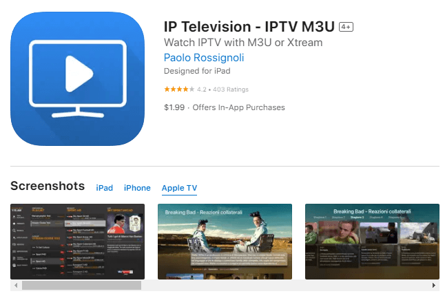 Get IP Television app to stream Bay IPTV content