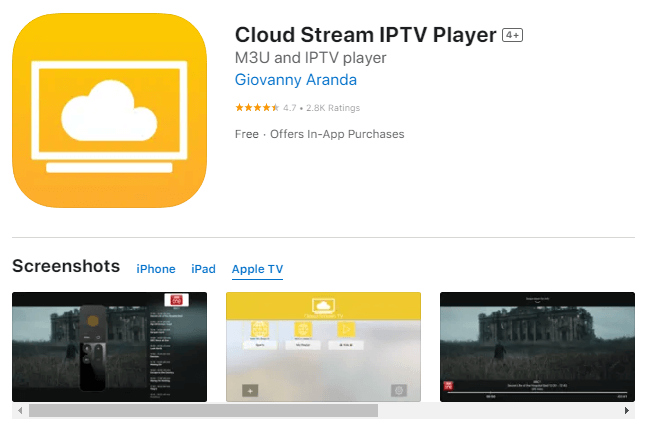 Install Cloud Stream IPTV Player to stream Fox IPTV content