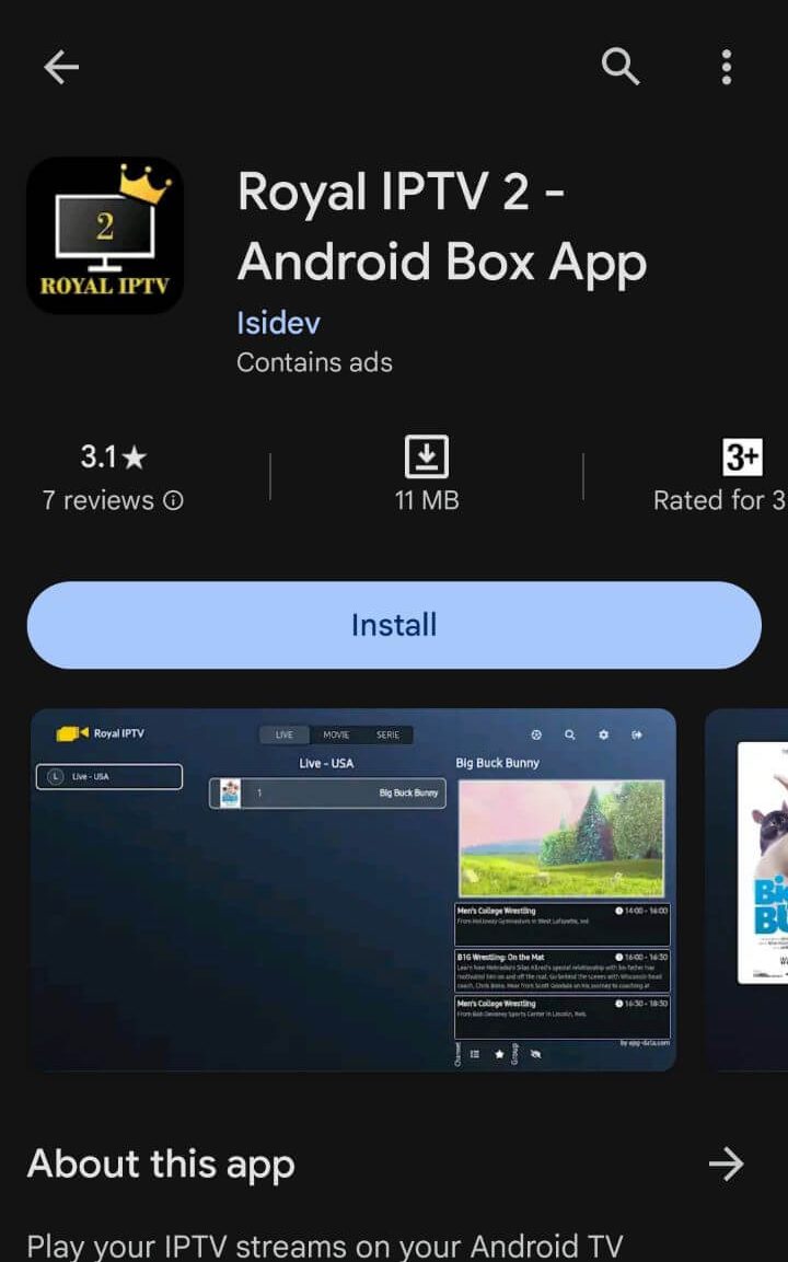Install Royal IPTV app to stream IPTV Jungle